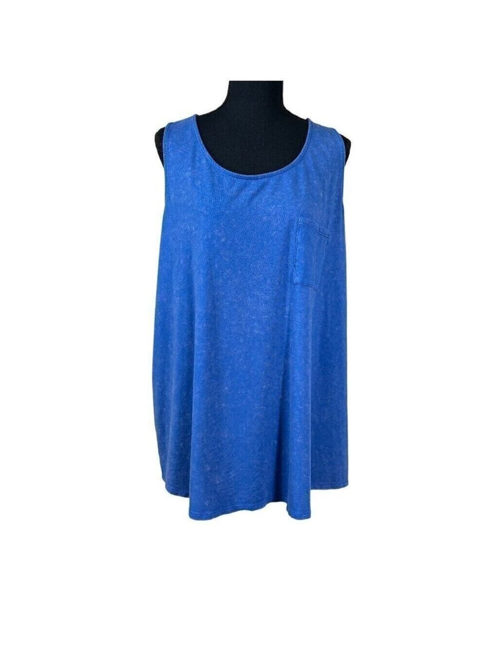 Cacique Sleep Blue Sleeveless Pajama Top Size 22/24